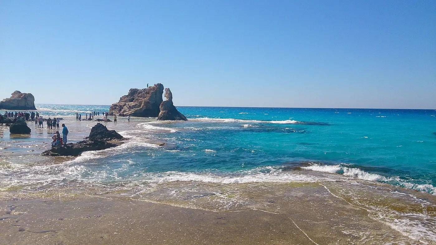 The Bath of Cleopatra, Cleopatra Beach, Marsa Matrouh, Egypt