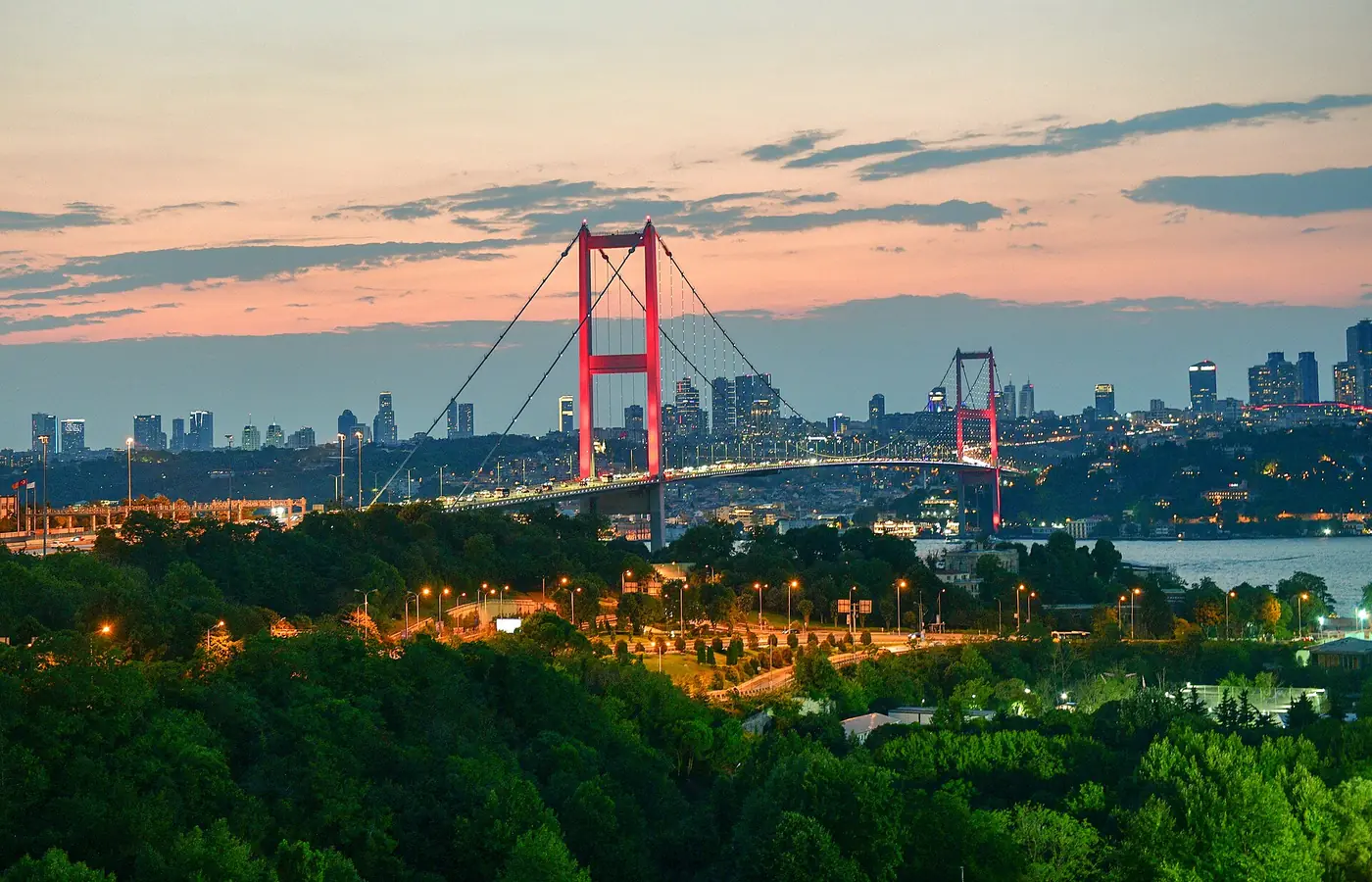 Bosphorus Bridge (1973) in Istanbul
