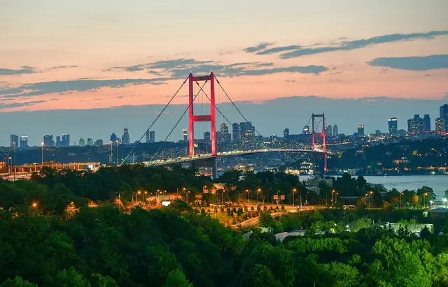 Bosphorus Bridge (1973) in Istanbul